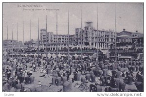 Gezicht Op Strand En Palace-Hotel, Scheveningen (South Holland), Netherlands,...