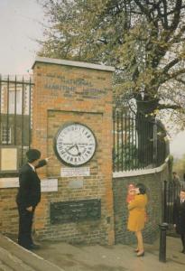 National Maritime Ship Museum Royal Observatory Clock Entrance + Guard Postcard