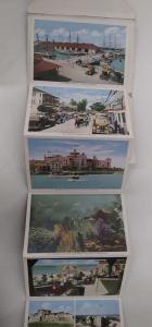 Nassau Bahamas Hotels Street Scenes Etc Vintage Postcard Folder J74219