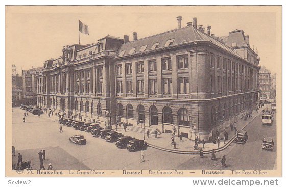 The Post Office, Brussels, Belgium, 1910-1920s