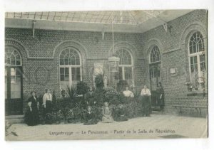 401534 BELGIUM LANGERBRUGGE Pensionnat 1909 year RPPC