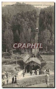 Old Postcard La Bourboule The Funicular