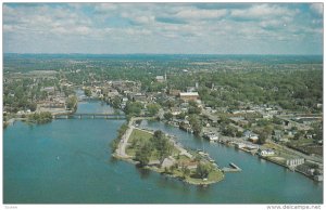 BELLEVILLE, Ontario, Canada, 1940-1960's; Aerial View