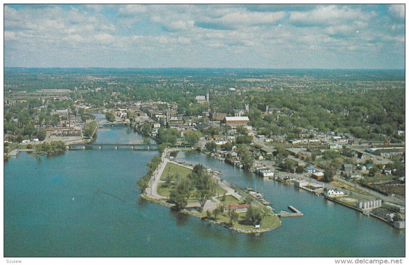 BELLEVILLE, Ontario, Canada, 1940-1960's; Aerial View