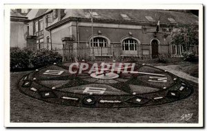 Le Mans - Flower Clock - Old Postcard