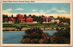 Maine ME, 1956 Eastern Maine General Hospital Building, Vintage Postcard