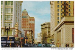 Texas El Paso Mills Street Looking West 1955