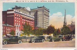 PHILADELPHIA, Pennsylvania, 1910-1920s; Y.M.C.A. And U.G.I. Building, Arch St...