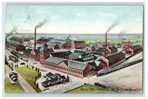 c1910's Bird's Eye View Plant Of The Marion Stream Shovel Co Marion OH Postcard