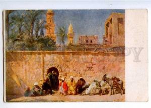 224278 RUSSIA Makovsky Egypt Cairo Luban #84 DONKEY postcard