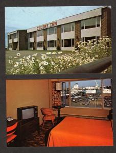 NS Lot 2 Colony Inn Motel YARMOUTH NOVA SCOTIA Postcard