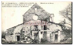 Old Postcard The Great War Sermaize les Bains Church Army