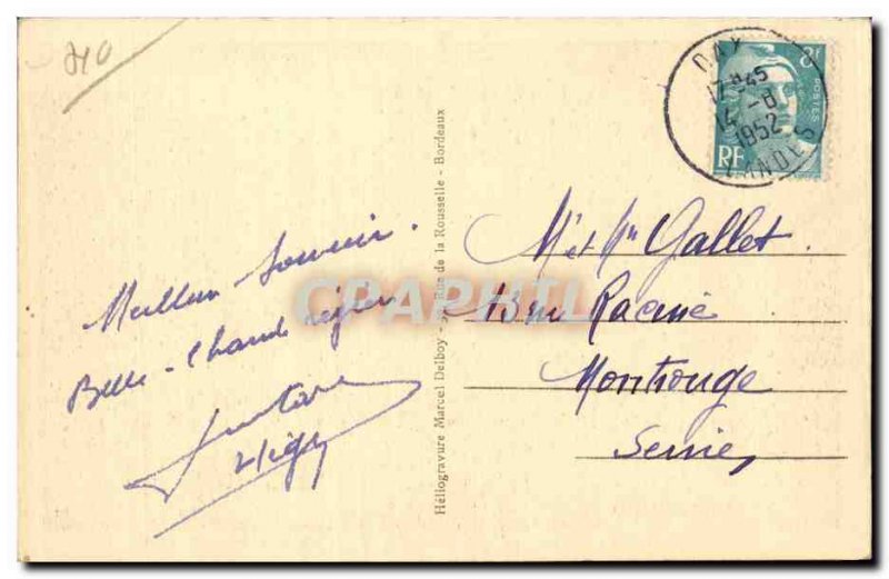 Dax - Park the Thermal Establishment - A geyser - Old Postcard