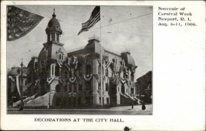 Newport RI Carnival Week 1906 Postcard