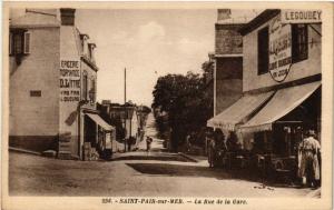 CPA St-PAIR-sur-MER - La Rue de la Gare (632524)