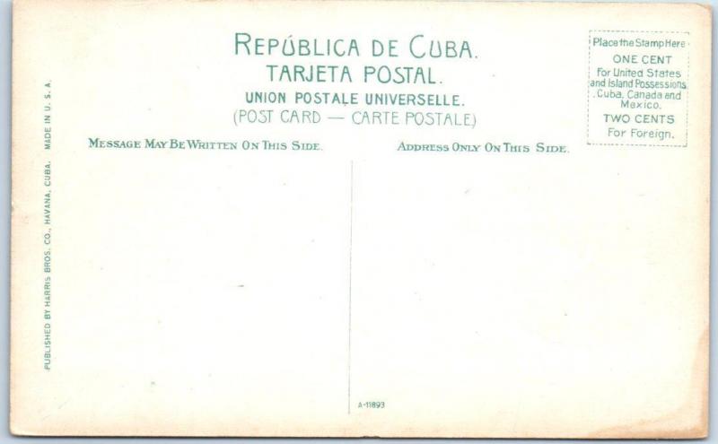 HAVANA, CUBA   A Bit of Old Havana   STREET SCENE  ca 1910s  Postcard