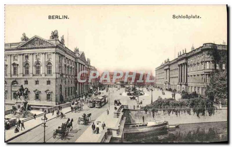 Old Postcard Berlin Schlobplatz