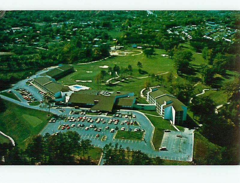 Asheville NC Hilton Resort Hotel Great Smokies Conference Center Postcard # 5342