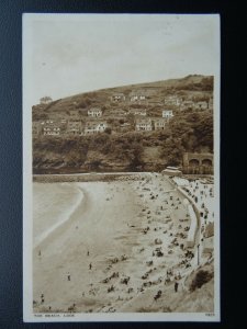 Cornwall LOOE The Beach c1950's Postcard by Photo Precision