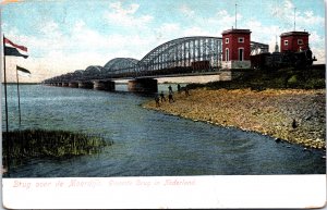 Netherlands Brug Ove De Moerdijk Vintage Postcard C023