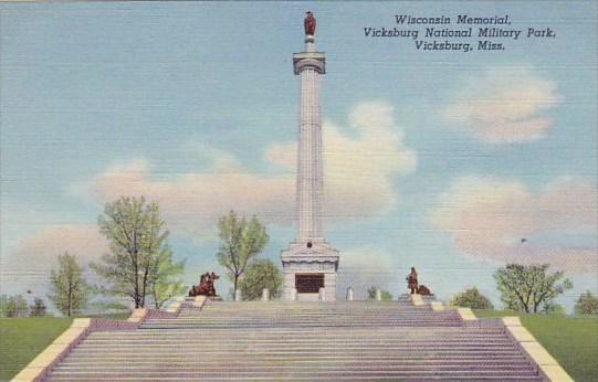 Mississippi Vicksburg Wisconsin Memorial Vicksburg National Military Park