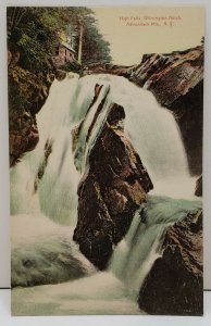 Adirondack New York The High Falls, Wilmington Notch Postcard B3