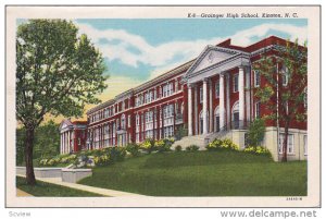 KINSTON, North Carolina, 1900-1910's; Grainger High School