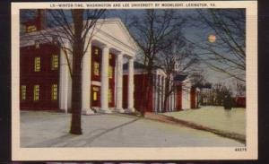 Virginia Postcard Washington & Lee Univ Winter Lexington