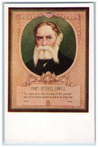 c1910's James Russell Lowell Walk Over Shoes Advertising Brockton MA Postcard