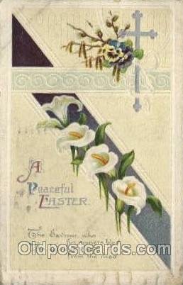 Artist Ellen Clapsaddle, Happy Easter 1911 a lot of paint chips on bottom edg...