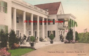 NC, Southern Pines, North Carolina, Highland Pines Inn, 1938 PM, Albertype