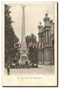 Postcard Old Aix Place des Precheurs