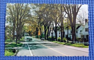 Vintage 1970's Main Street View Thomaston Maine ME Postcard