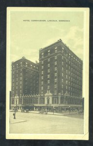 LINCOLN NEBRASKA DOWNTOWN CORNHUSKER HOTEL ADVERTISING VINTAGE POSTCARD