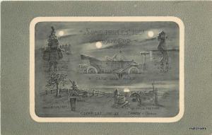 1911 Cape Cod Massachusetts multi View postcard 5608