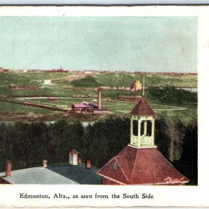 1907 Edmonton, Alta, Canada Birds Eye South Side Private PC H.W.B. Douglas A153