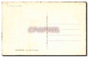 Old Postcard Chamonix Sea Ice