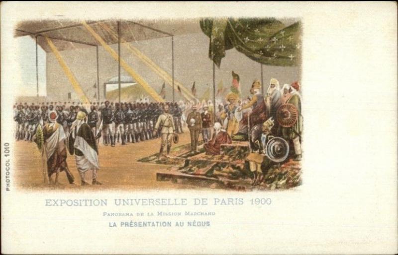 1900 Paris Exposition Universelle Mission Marchand Postcard