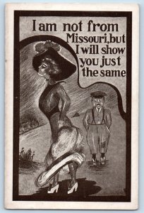 Pretty Woman Postcard I Am Not From Missouri But I Will Show You Just The Same