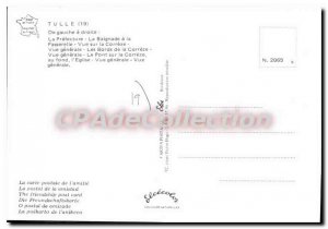 Postcard Modern Tulle view Gnrale prefecture church