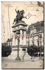 Clermont Ferrand Old Postcard Monument Vercingetorix