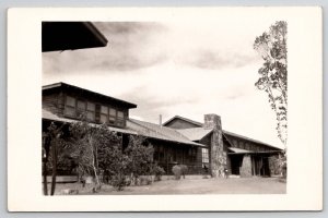 Hawaii Kilauea Volcano House National Park HI Real Photo Postcard K24