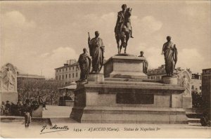 CPA Ajaccio Statue de Napoleon,1er Consul CORSICA (1077450)