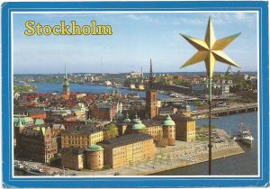 Stockholm Sweden Postcard 2007 with Linne Stamp