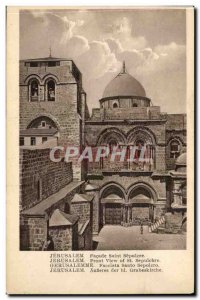 Israel - Jerusalem - Facade of Holy Sepulcher - Front View of St Sepulcher - ...