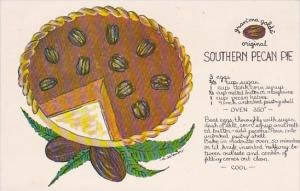 Recipe Card Gran'ma Gold's Original Southern Pecan Pie