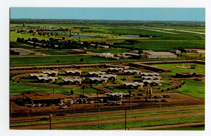 Postcard Diamond Inn Wichita Kansas Standard Aerial View Card