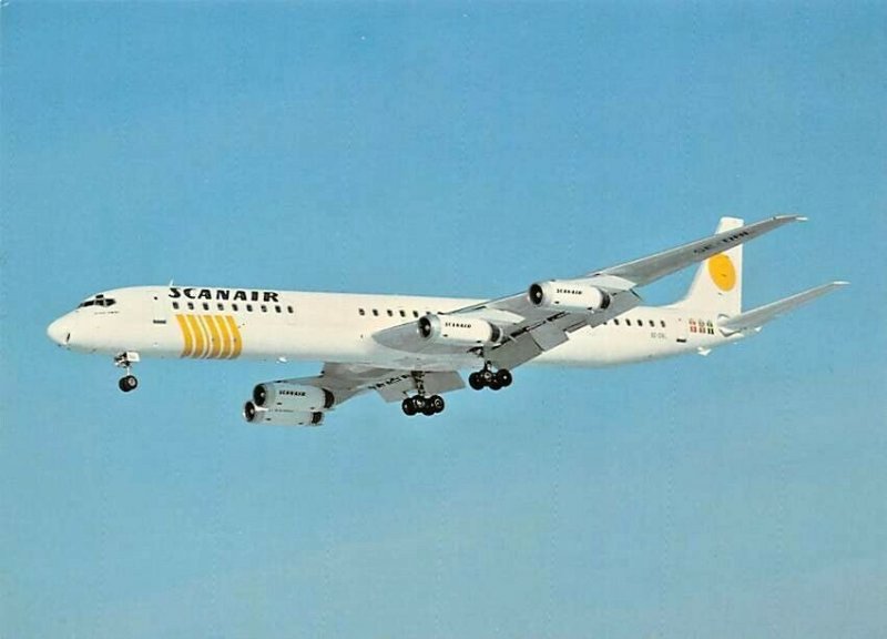 Airline Postcards    SCANAIR DC-8-63 SE-DBL NR 68