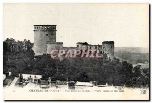 Coucy le Chateau - View taken on the east - Old Postcard