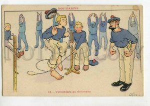 3119199 FRENCH NAVY Tribordais au Gymnase by GERVESE Vintage PC